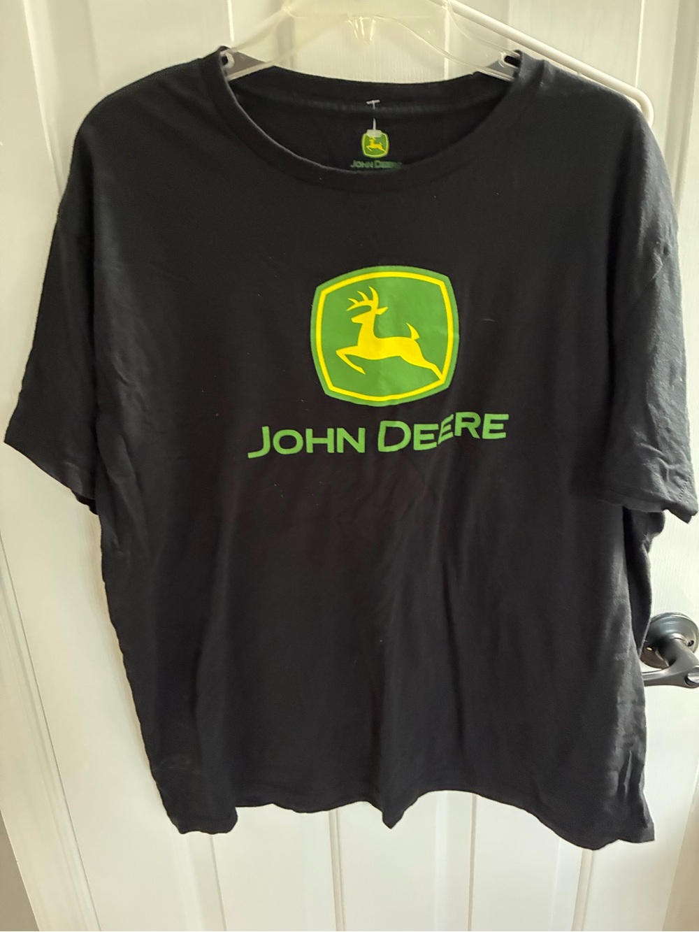 John Deere Men's Black Logo T-Shirt XL